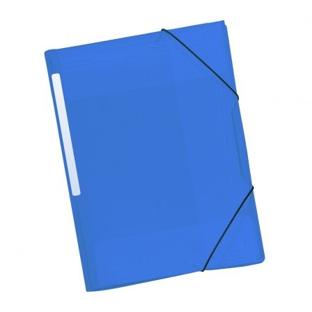 Grafoplás Carpeta Colorgraf con 3 Solapas y Gomas Azul Translúcido Grafoplás Carpeta Colorgraf con 3 Solapas y Gomas Azul Translúcido